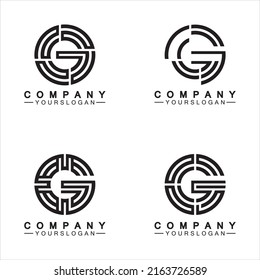 Letter G logo icon design template