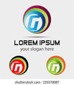 Letter G logo icon design template elements. Vector sign 