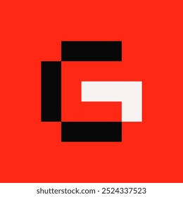 Letter G logo. Icon design. Template elements. Geometric abstract logos