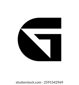 Letter G logo. Icon design. Template elements. Geometric abstract logos