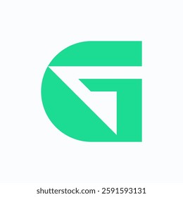 Letter G logo. Icon design. Template elements. Geometric abstract logos