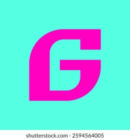 Letter G logo. Icon design. Template elements. Geometric abstract logos