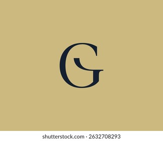 Letter G logo icon design. Classic style luxury monogram.