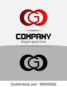 Letter G logo icon design template elements 