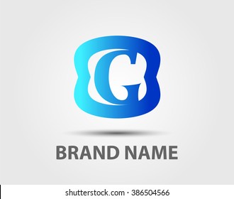 Letter G logo icon design template elements. Vector round sign
