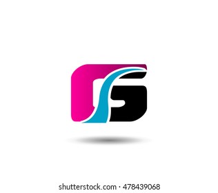 Letter g logo icon design template elements
