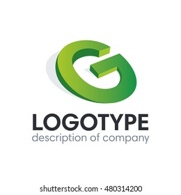 Letter G logo icon design template elements