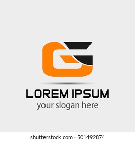 Letter g logo icon design template elements
