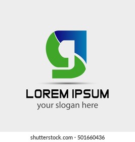 Letter G logo icon design template elements
