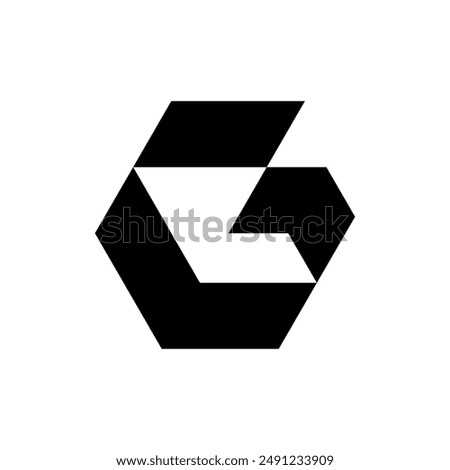 Letter G logo. Icon design. Template elements. Geometric abstract logos