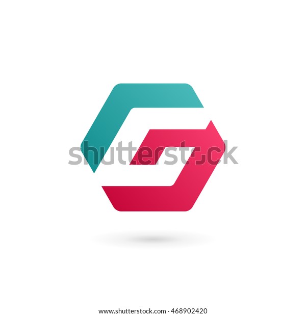 文字gのロゴアイコンデザインテンプレートエレメント のベクター画像素材 ロイヤリティフリー