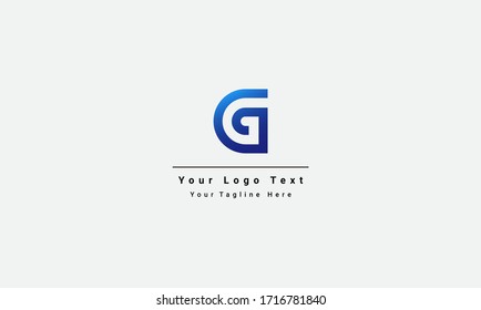 Icono de logotipo de letra G planas y diseño vectorial. Letra G Elemento de plantilla de diseño de logotipos de formas modernos