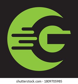 Letter G logo icon flat and vector design template