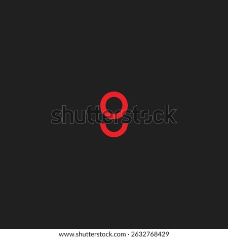 Letter g logo icon flat vector design