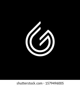 Letter G logo icon template vector