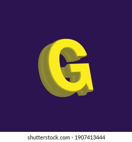 Ilustración de vectores de plantillas de iconos con logotipo de la letra G.