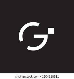 Diseño vectorial de icono del logotipo de la letra G