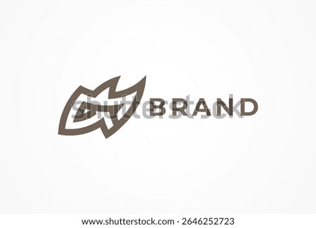 Letter G Logo, Iconic Letter G forming Rhino Head Logo design, vector illustration