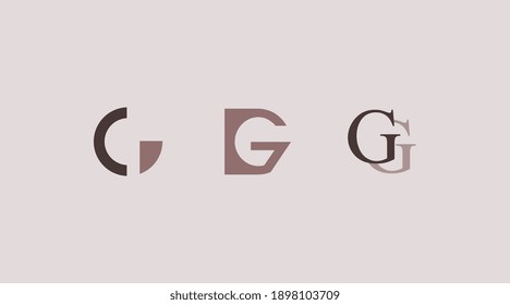 Letter G Logo Identity Concepts. Logo Templates. Vector. 