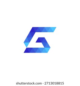 Letter G logo initial abstract vector design illustration