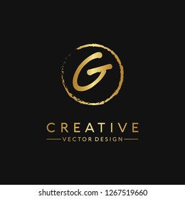 Letter G Logo. Initial Letter Design Vector Luxury Colors
