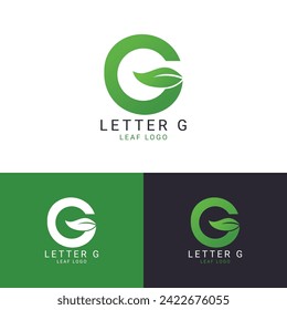 Letter G Logo - G Leaf Logo