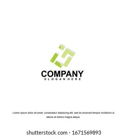 Letter G Logo modern design vector template Linear. Type Character Symbol Logotype