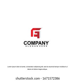 Letter G Logo modern design vector template Linear