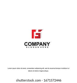 Letter G Logo modern design vector template Linear