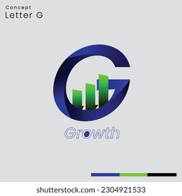 Letter G logo. Modern logo for finance industry.  