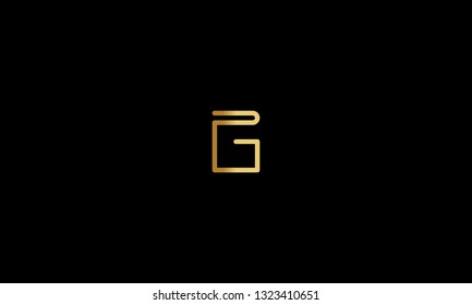 LETTER G LOGO WITH NEGATIVE SPACE EFFECT FOR LOGO DESIGN OR ILLUSTRATION USE