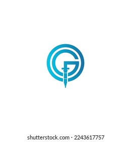 logotipo de letra g simple limpio y elegante