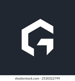 Letter G logo with simple idea design 