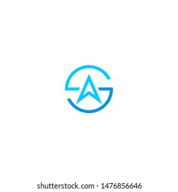 letter G logo. simple logo templates