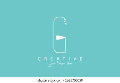 Letter G logo or symbol vector illustration