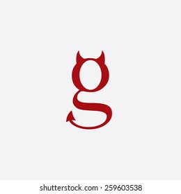 Letter g logo / symbol - vector icon