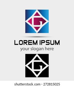 Letter G logo / symbol - vector icon
