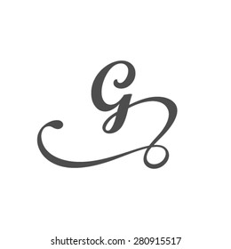 Letter G logo template 