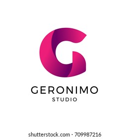 Letter G Logo, Logo Template