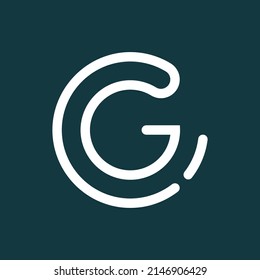 Letter G logo template icon design
