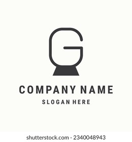Diseño de ilustración vectorial de la plantilla de logotipo de la letra g
