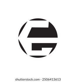 letter g logo that is unique and simple