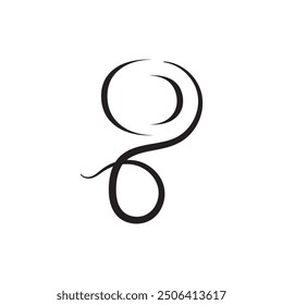 letter g logo that is unique and simple