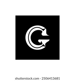 letter g logo that is unique and simple