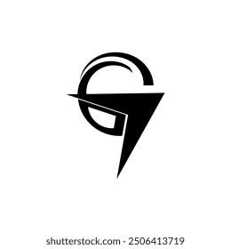 Logotipo de la letra G que es único y simple