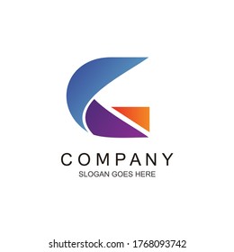 Logo de la letra g en vector