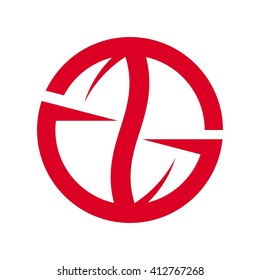 letter G and G logo vector.