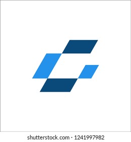 letter G logo vector abstrac template