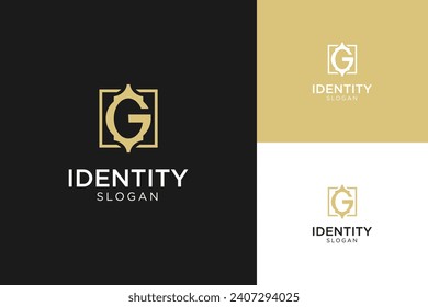 Letter G logo vector design. Creative luxury and minimalism logotype icon symbol
