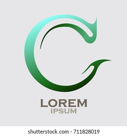 Letter G Logo Vector, G Letter emblem, business logo template, G initial, icon design template elements, green alphabet letter "G"
